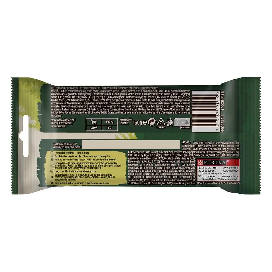 Adventuros Bâtonnet à Mâcher Chien Mini Gibier 150 G – Image 2