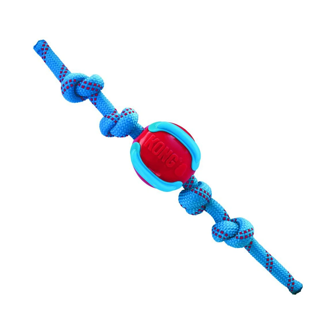 KONG Balle Avec Corde Jaxx Brights