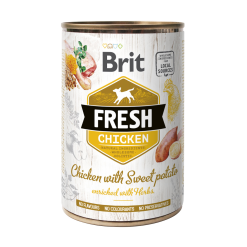 Brit Care Brit Fresh Poulet & Patates Douces En Boîte - Pâtée Pour Chien