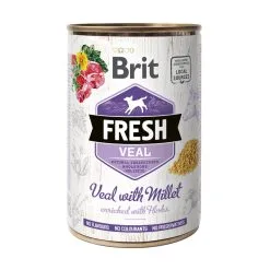 Brit Care Brit Fresh Veau & Millet En Boîte - Pâtée Pour Chien