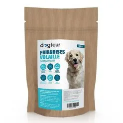 Dogteur Nutrition Dogteur Friandises Sans Céréales à La Volaille Chien 100 G - DLUO: 21/06/2023