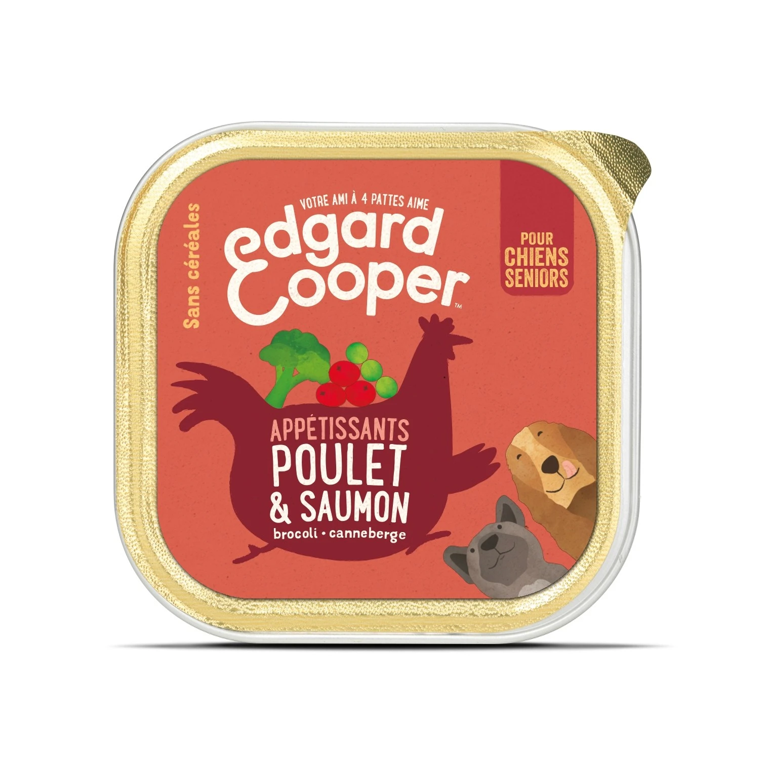 Edgard & Cooper, Pâtée En Barquettes Pour Chien Sénior