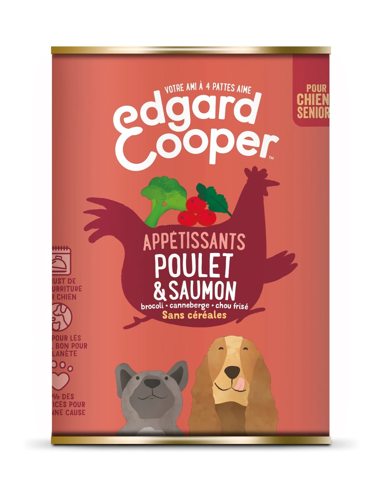 Edgard & Cooper, Pâtée En Boîtes Pour Chien Sénior