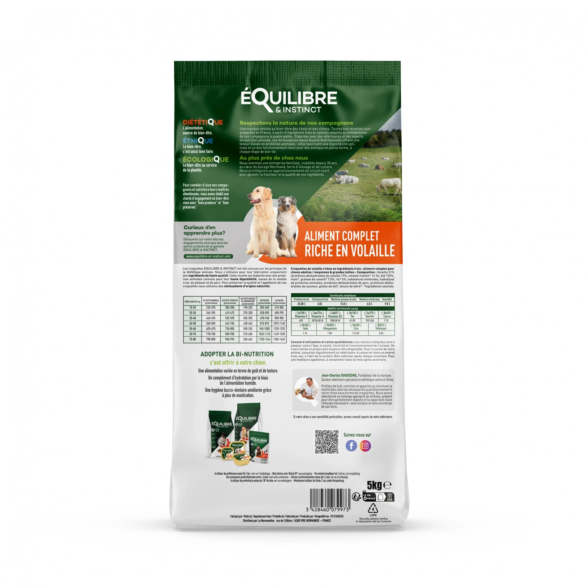 EQUILIBRE & INSTINCT Croquettes Adultes Moyennes & Grandes Tailles – Image 2