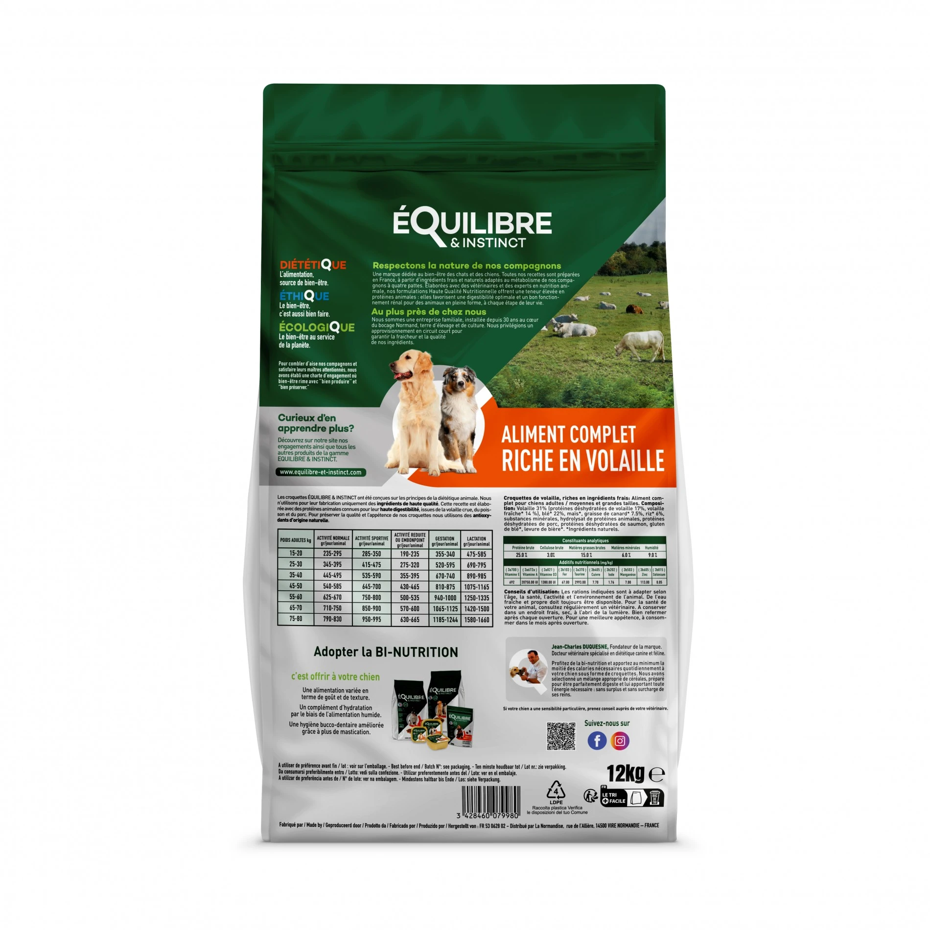 EQUILIBRE & INSTINCT Croquettes Adultes Moyennes & Grandes Tailles – Image 4