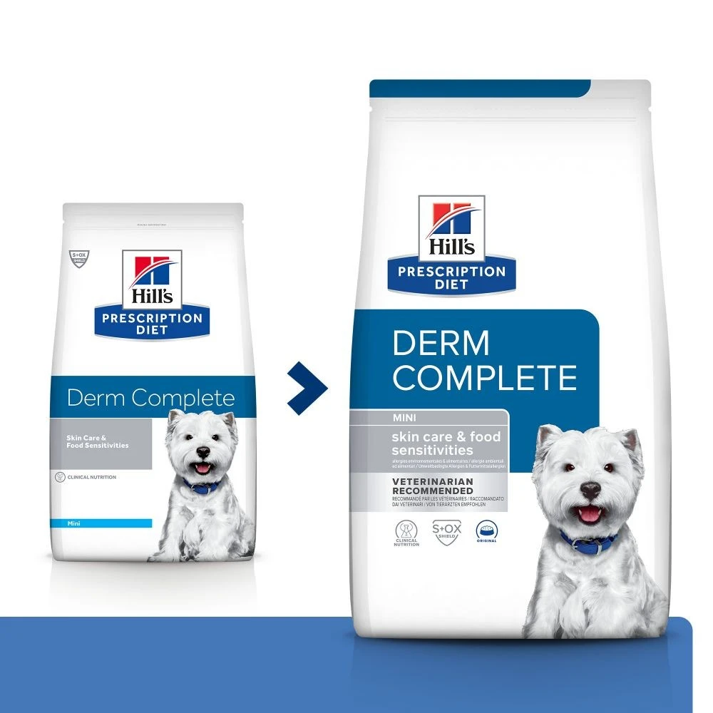 HILL'S Prescription Diet Derm Complete Mini - Croquettes Pour Chien – Image 2