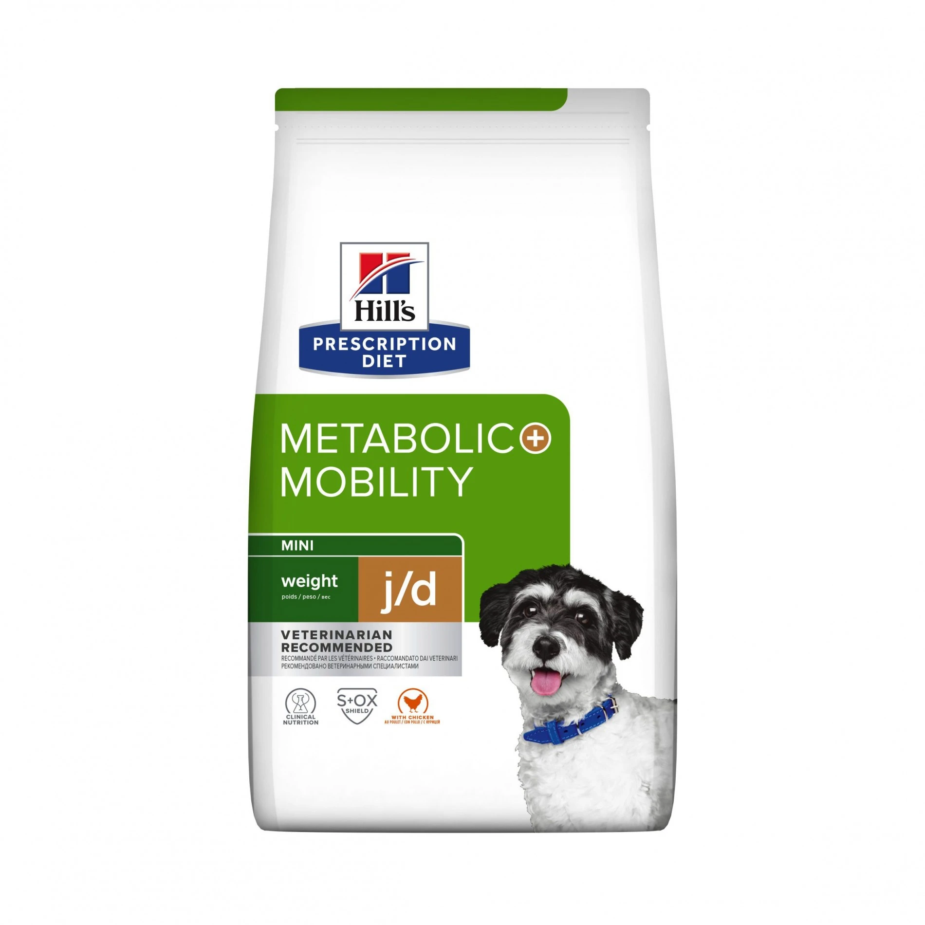HILL'S Prescription Diet J/d Metabolic + Mobility Mini Au Poulet - Croquettes Pour Chien