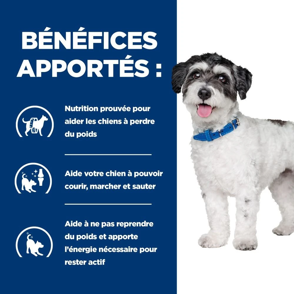 HILL'S Prescription Diet J/d Metabolic + Mobility Mini Au Poulet - Croquettes Pour Chien – Image 3