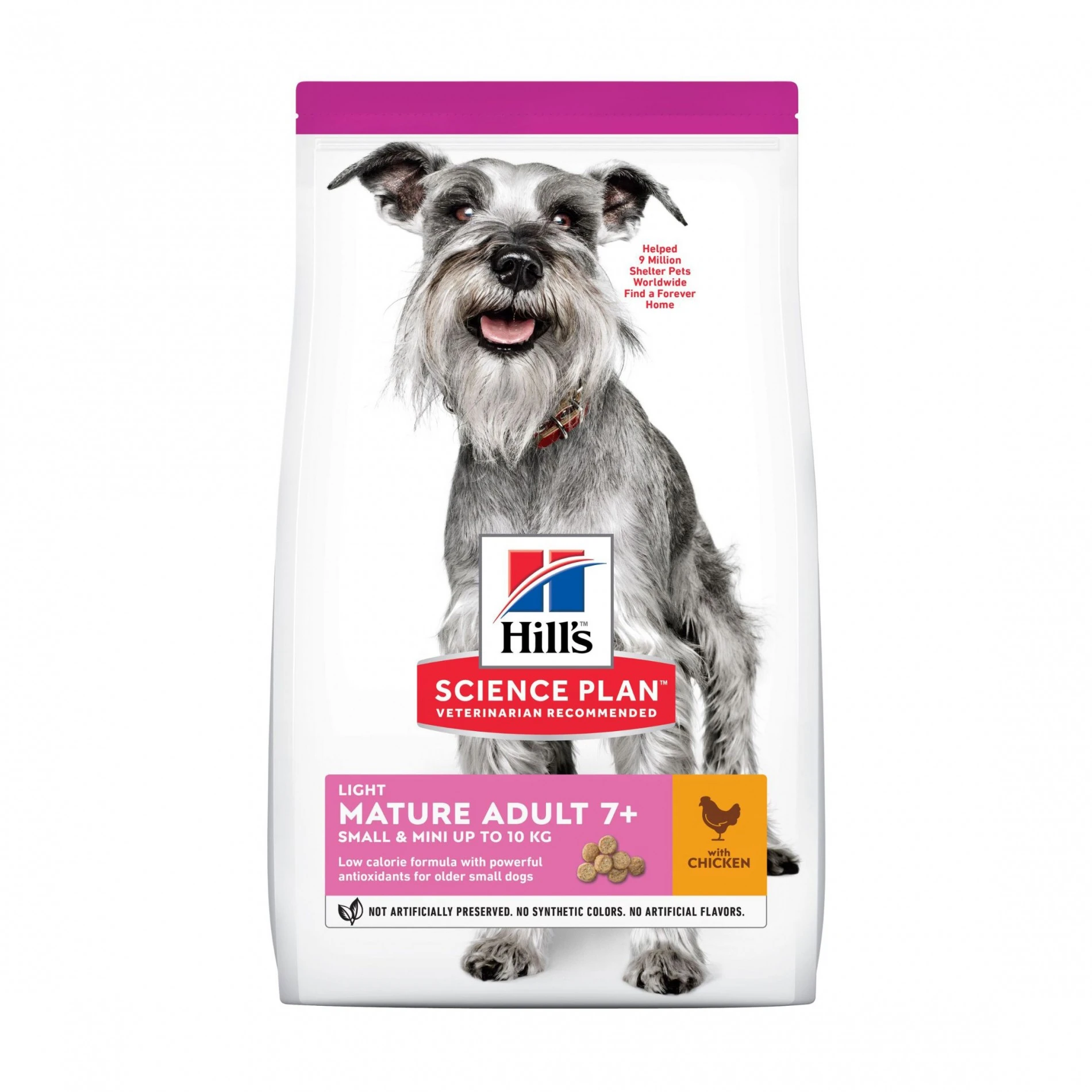 HILL'S Science Plan Light Small & Mini Mature Adult 7+ Au Poulet - Croquettes Pour Chien