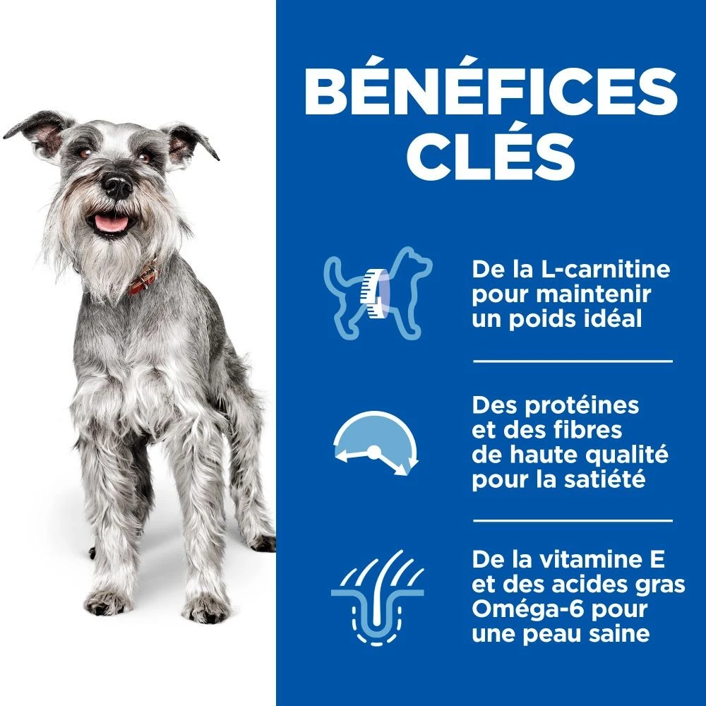 HILL'S Science Plan Light Small & Mini Mature Adult 7+ Au Poulet - Croquettes Pour Chien – Image 3