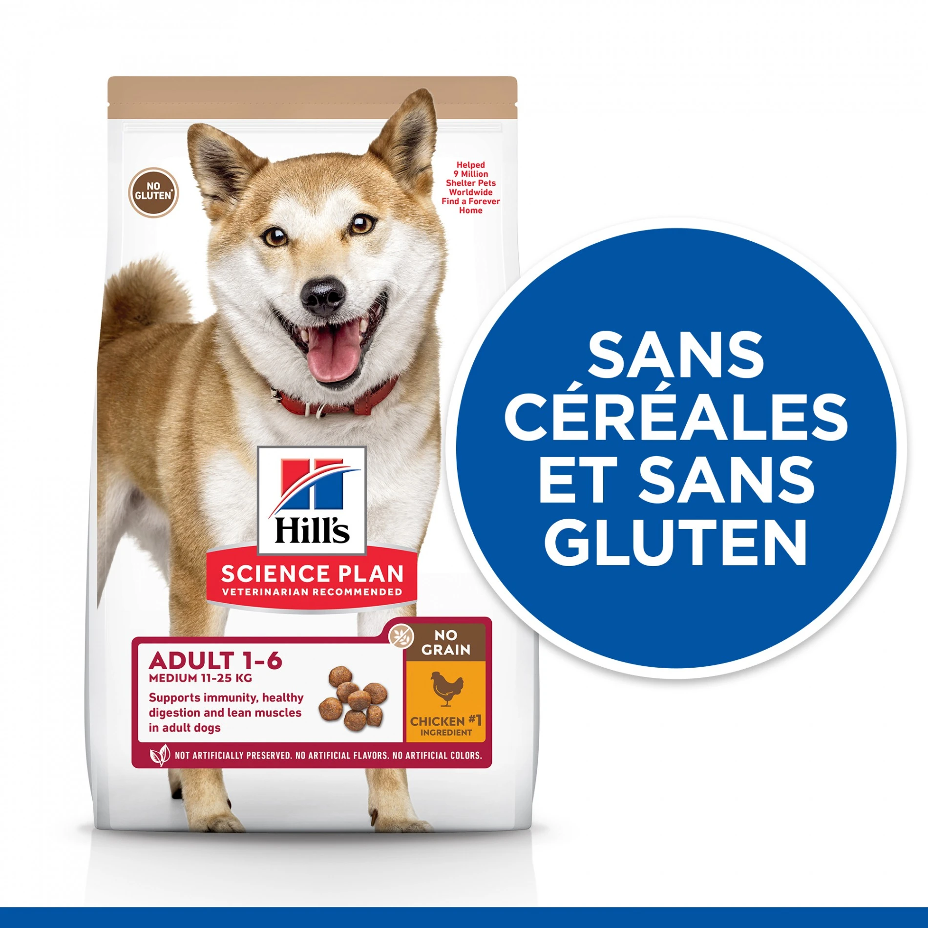 HILL'S Science Plan No Grain Medium Adult Au Poulet - Croquettes Pour Chien – Image 4