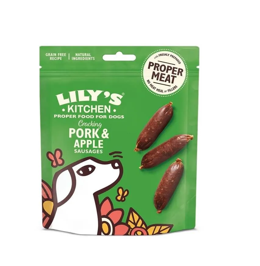 Lily's Kitchen Lily's Kitchen Saucisses Au Porc Et Aux Pommes Chien 70 G