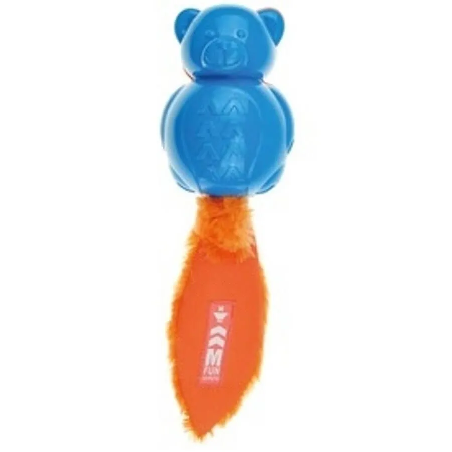 M-Pets Jouet On-Off Teddy Bleu/orange