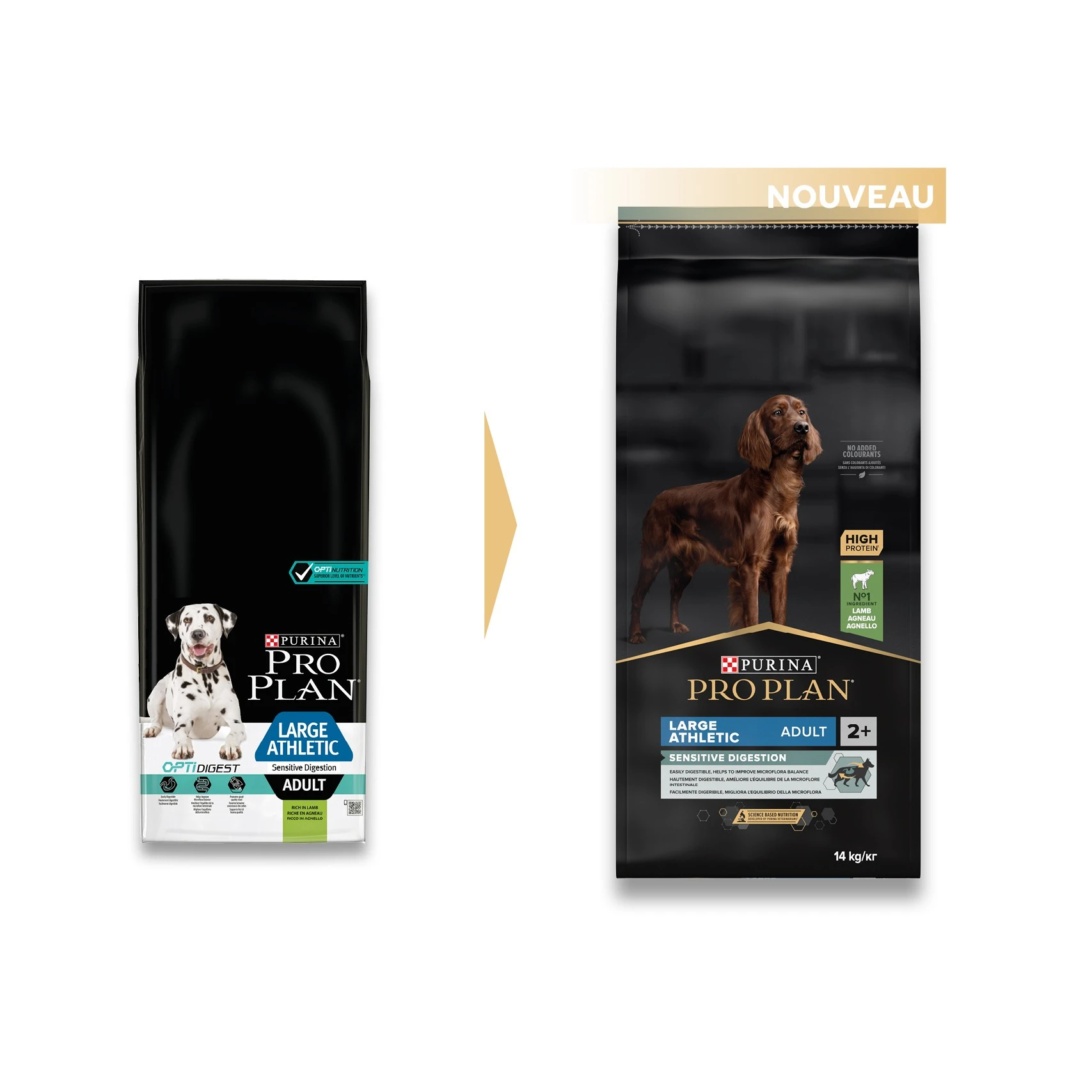 ProPlan PRO PLAN Sensitive Digestion Large Athletic Adult à La Agneau - Croquettes Pour Chien – Image 2