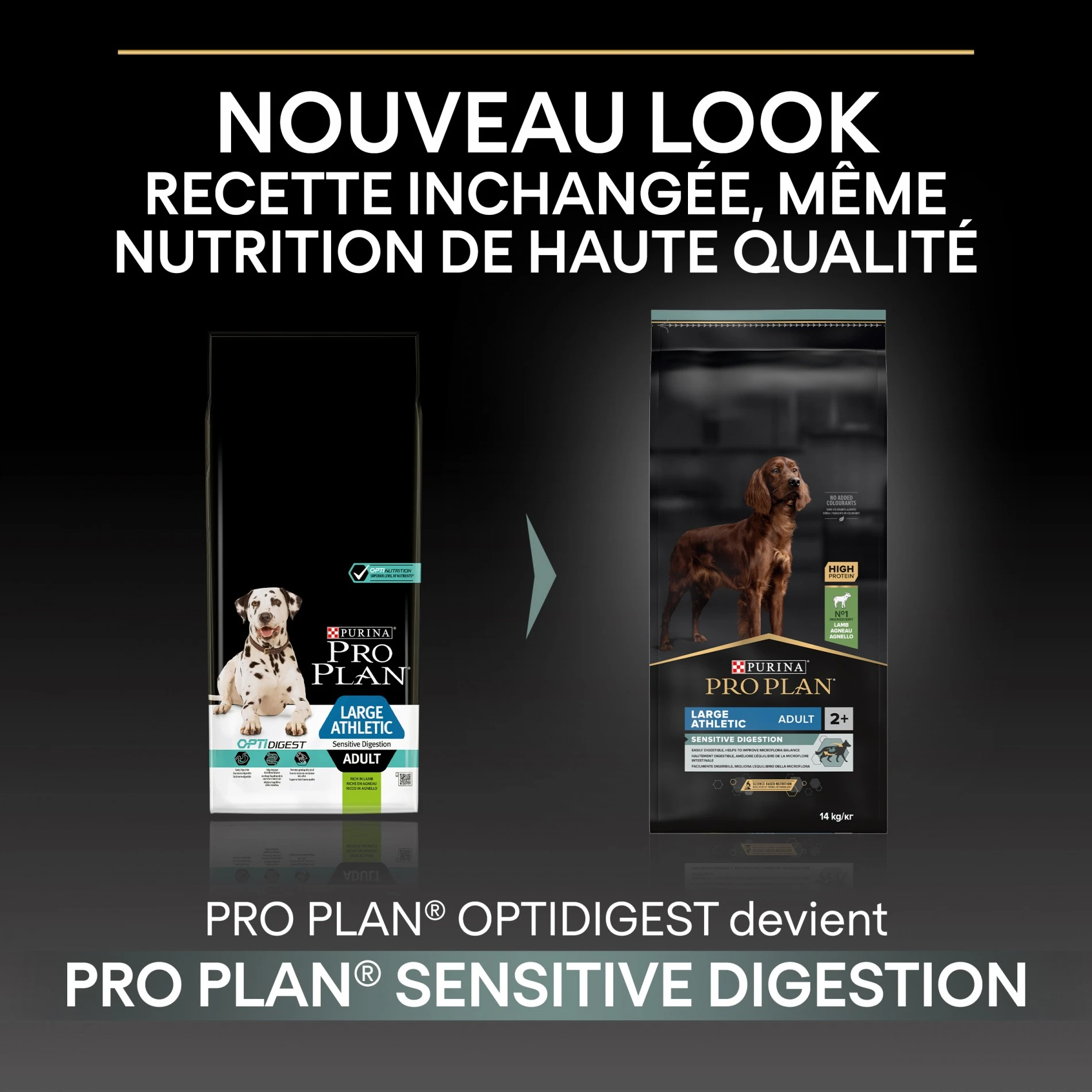 ProPlan PRO PLAN Sensitive Digestion Large Athletic Adult à La Agneau - Croquettes Pour Chien – Image 3