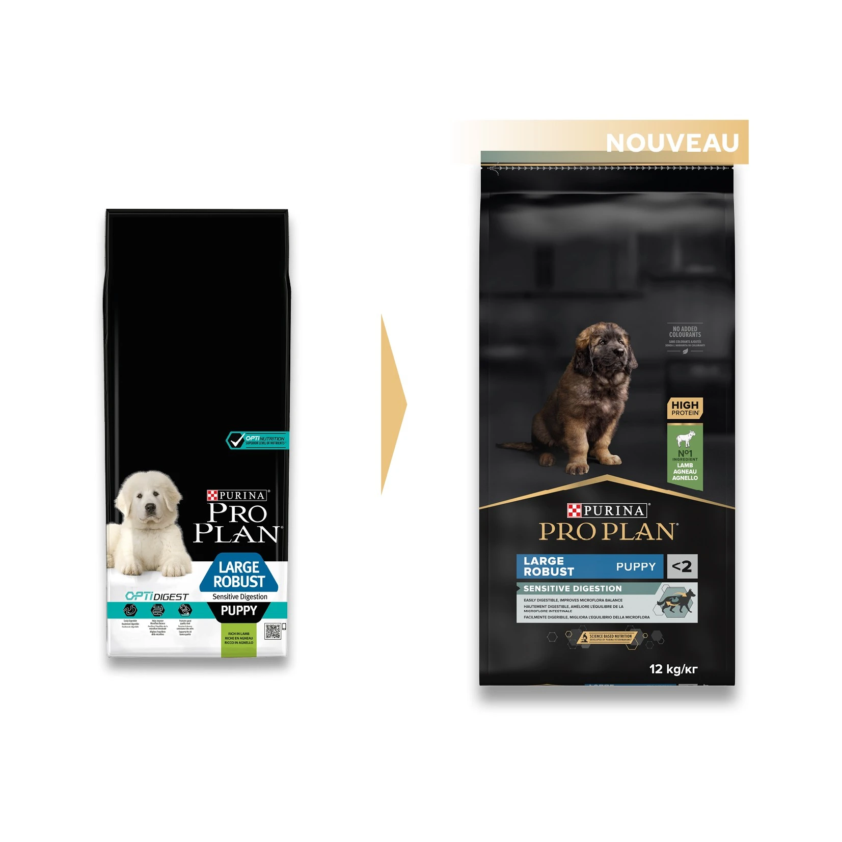 ProPlan PRO PLAN Sensitive Digestion Large Robust Puppy à La Agneau- Croquettes Pour Chien – Image 2