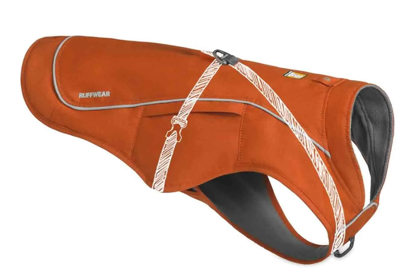 Ruffwear Overcoat Fuse Harness Jacket Orange M – Image 8