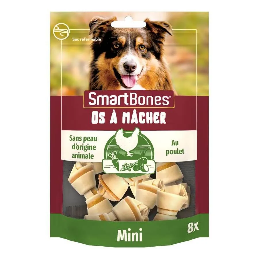 Smartbones Snack Mini Au Poulet Pour Chien 8 Pcs