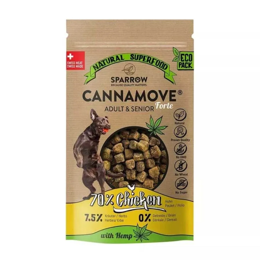 Sparrow Friandises CannaMove Forte Chien 200 G
