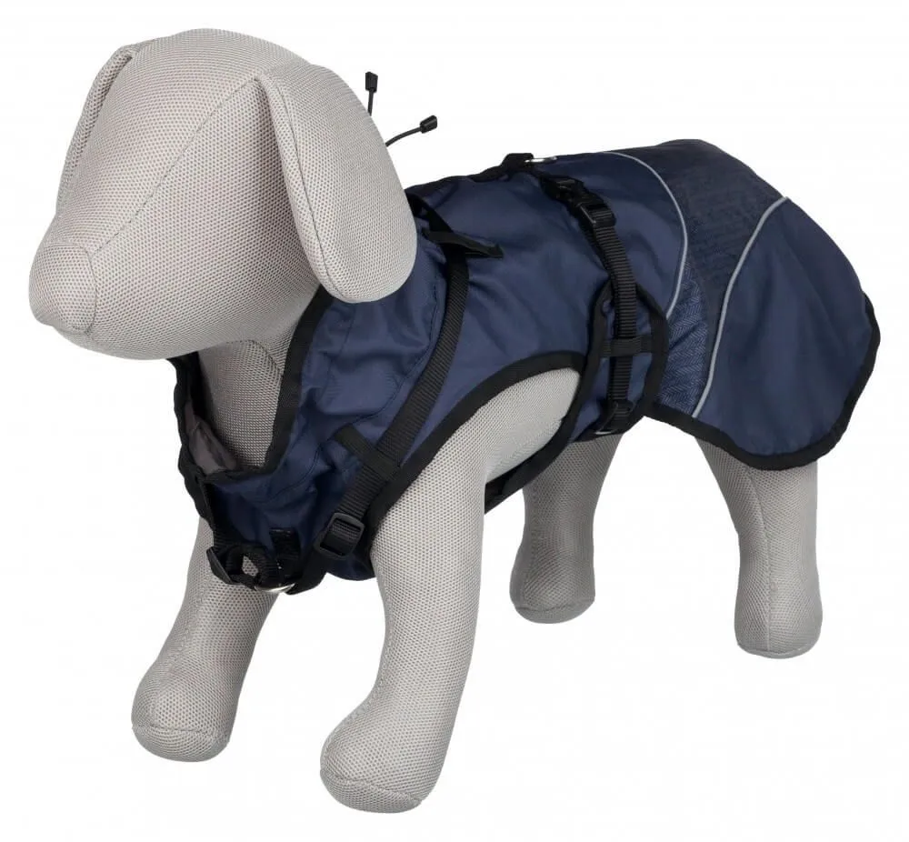 Trixie Manteau Duo Avec Harnais Chien XS Bleu - Destockage