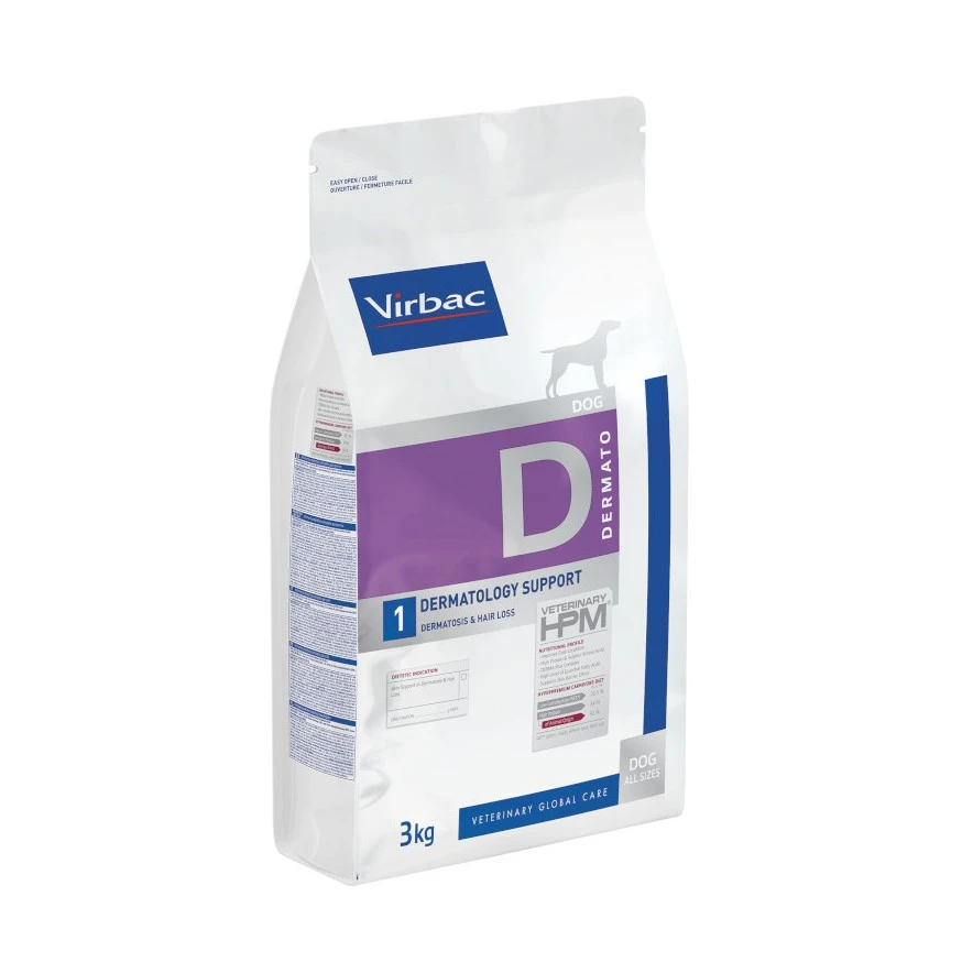 VIRBAC VETERINARY HPM Diététique Dermatology Support