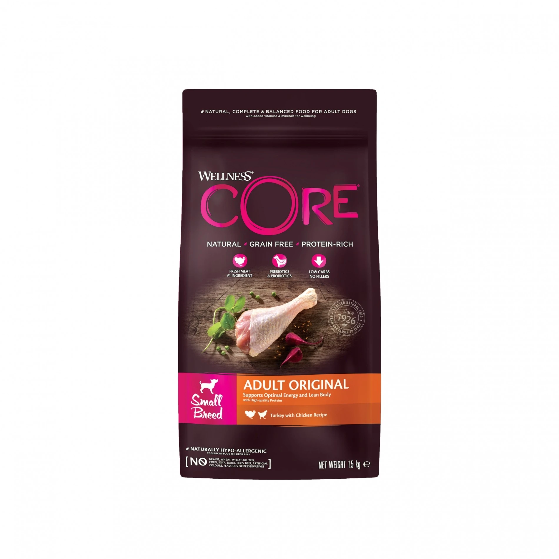 Wellness CORE Original Small Breed - Dinde Et Poulet