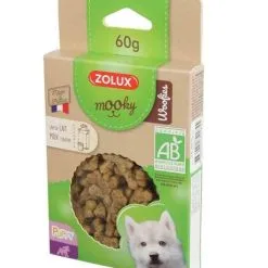 Zolux Mooky Friandises Woofies Bio Puppy Au Lait Pour Chiot 60 G