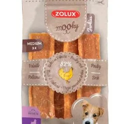 Zolux Mooky Premium Jerkies Volaille M X4