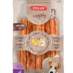 Zolux Mooky Premium Tiglies Volaille Riz M X3