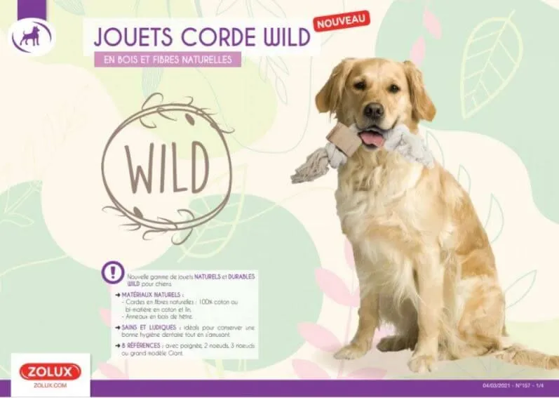 Zolux Jouet Corde Wild Pour Chien Giant 49 Cm – Image 3